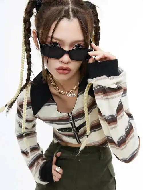 今日辣妹造型脏辫造型跟着辣妹学摆pose