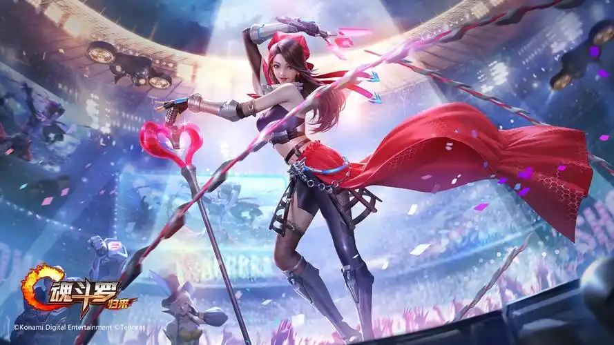 《魂斗罗:归来》美女角色桌面壁纸