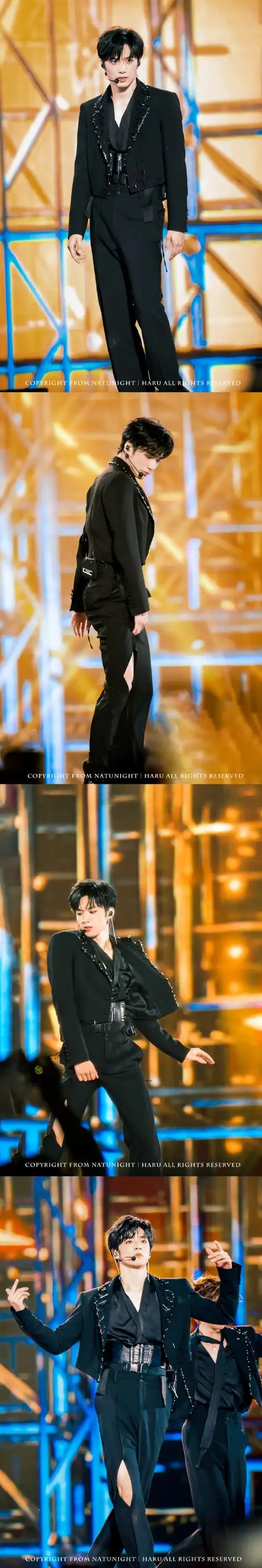 今日星拍放送##刘耀文唱情歌朝着满月的方向哭了##腾讯音乐由你榜