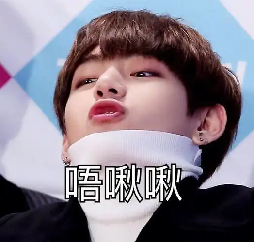 防弹少年团表情包金泰亨v