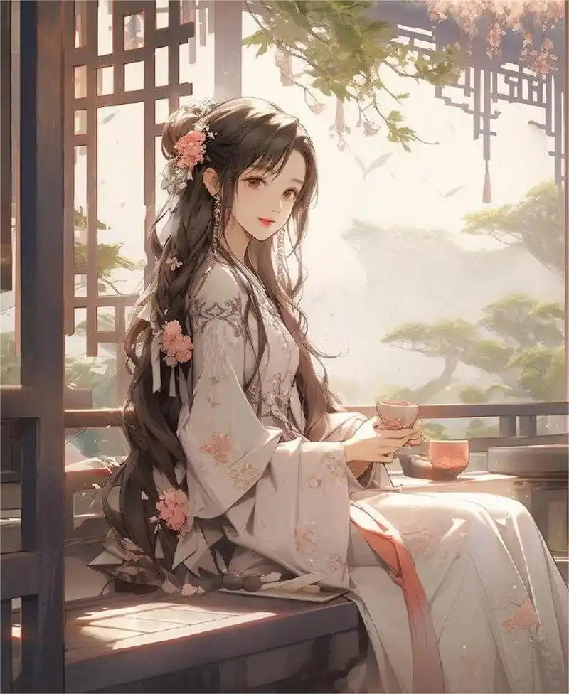 淡雅古风女生头像 676767