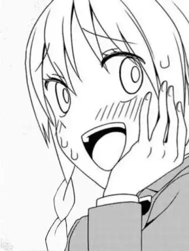 害羞的可爱脸红简笔画