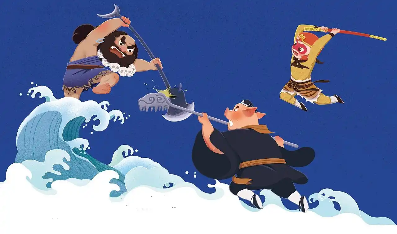 《西游记》第二十二回:大战流沙河,沙僧加入取经团队