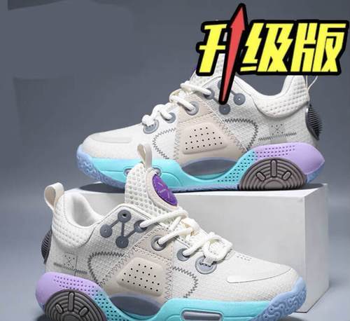 卡傲臻儿童篮球鞋男童夏季科比球鞋全城9摩擦有声音1实战训练鞋 hq