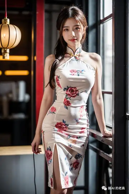 曲线之美性感女孩的旗袍之魅