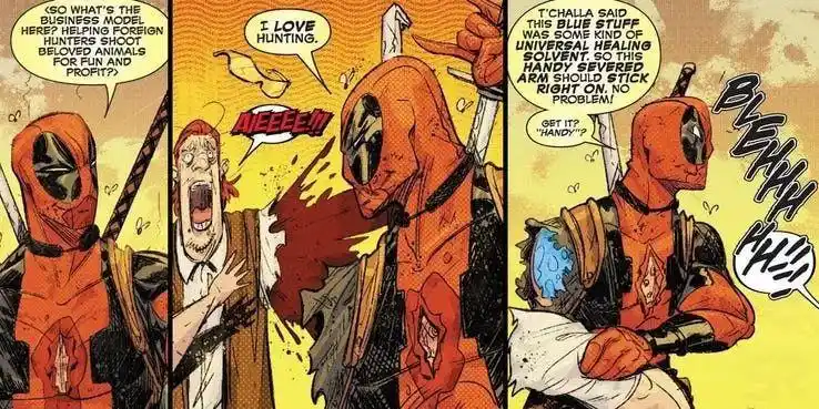 漫威最新漫画《死侍vs黑豹》:"漫威史上最羞耻共生体"超级英雄登场