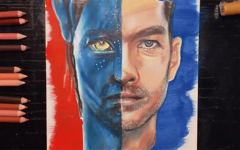 【彩铅手绘】阿凡达!