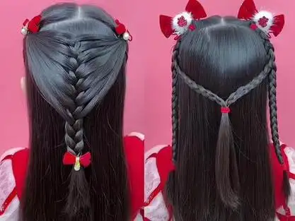 出门人人都夸好看!#编发教程 #儿童编发 #简单易学 #编发 @dou 小助手