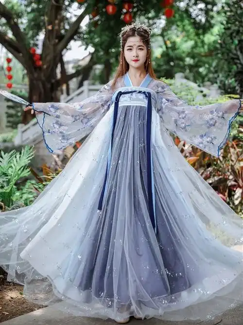 嫦娥汉服中秋节主题女装现代改良版中国风大人超仙飘逸仙女拍照