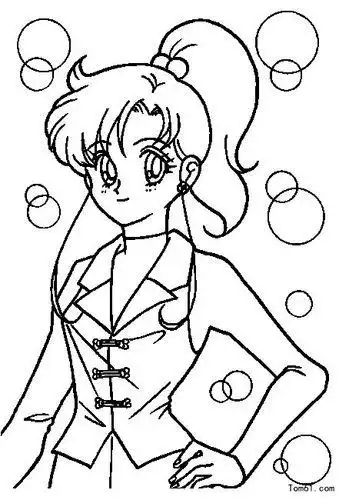 所有美少女简笔画百度