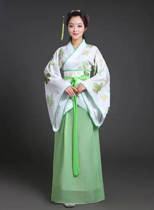 汉服女装曲裾宫廷古装服装原创汉唐古装仙女装改良民族风演出服