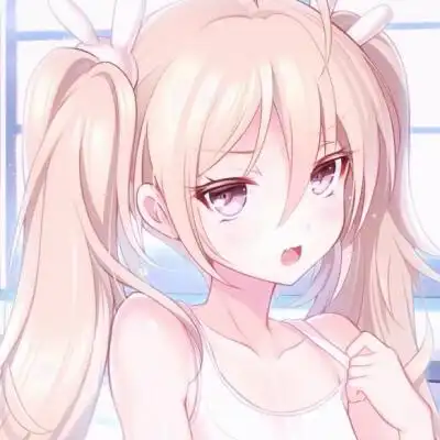 可爱动漫双马尾