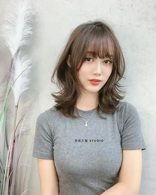 甜美气质短发锁骨发辛芷蕾同款气垫烫发