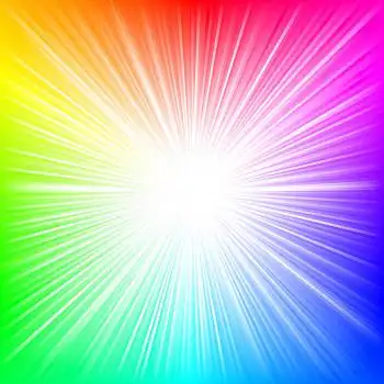 七彩放射线条图片