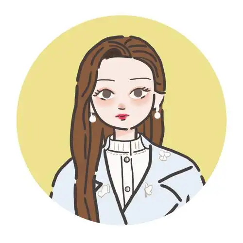 一组简约人物头像画师:吕依谊