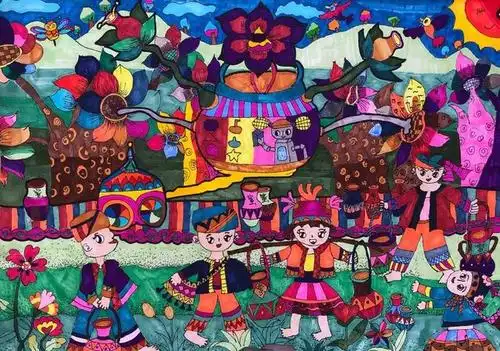 "幸福生活节节高"儿童画征集活动结果揭晓,长沙这些作品获奖