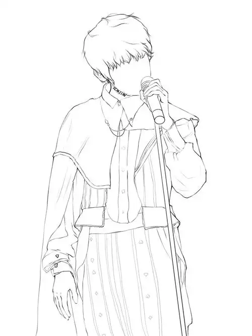 线稿练习宋亚轩