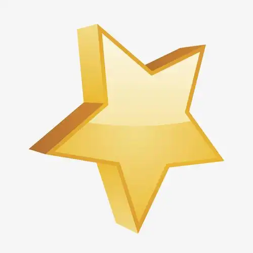 卡通五角星矢量图下载