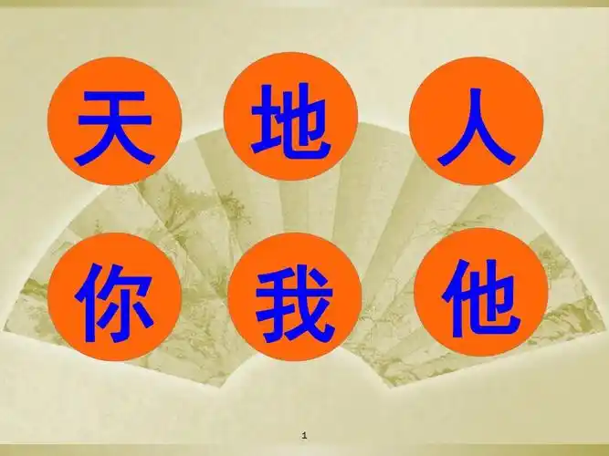 一年级语文上册《天地人》(课堂ppt)