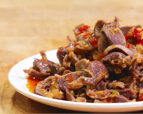 剁椒鸡胗的做法