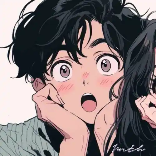 动漫情头 | 收藏了很久的双人漫头_山茶_玫瑰_少年