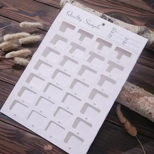 a4白卡加面料色样行色用布厚通350g样品卡品质其它印刷制品