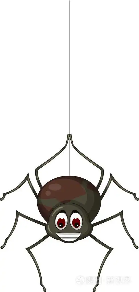你设计的蜘蛛卡通插画-正版商用图片0a60d4-摄图新视界