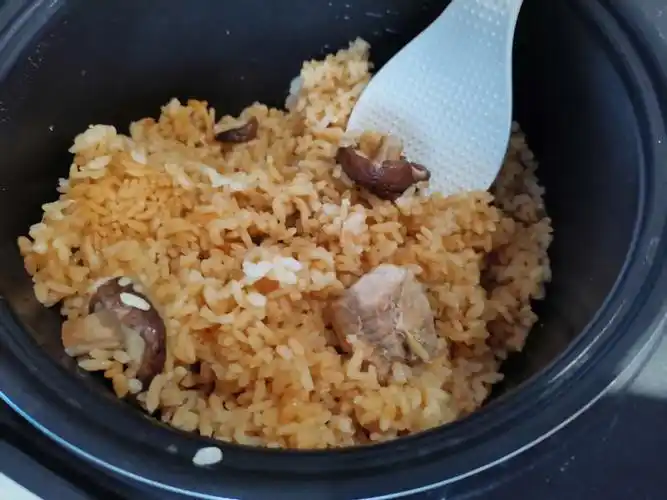 829懒人电饭锅蒸饭米香菇肉耗油酱油