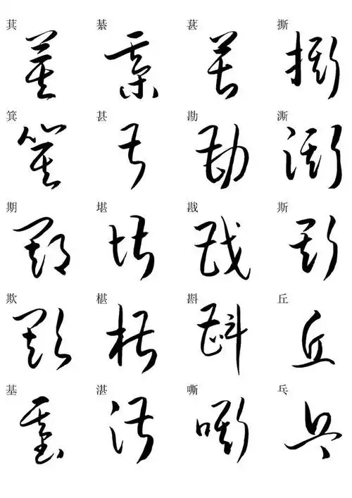 草书书法快速入门字帖之二