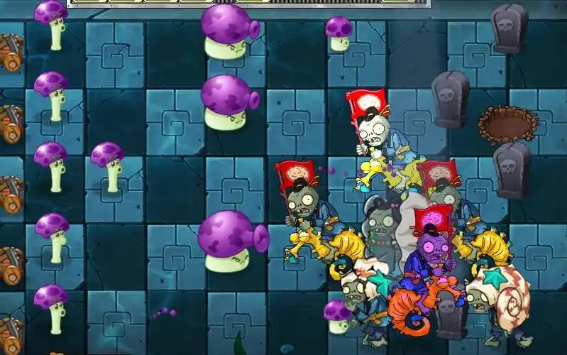 植物大战僵尸海底龙宫第四天虾兵蟹将