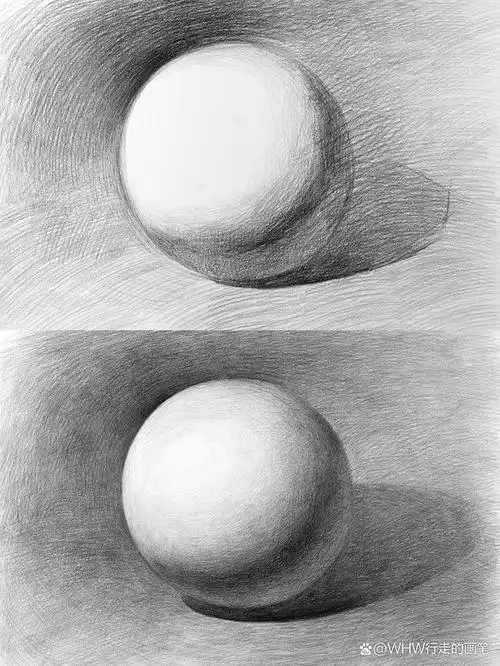 零基础「素描入门」练习画球体超详细步骤