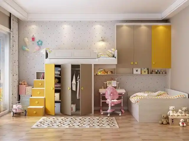 家里有双胞胎兄弟,儿童房该怎么装呢?