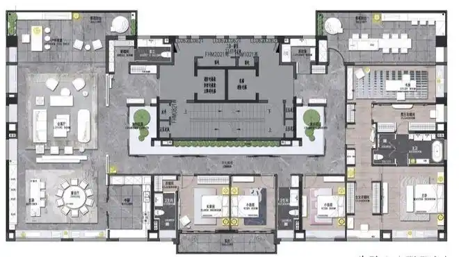 380平方豪出天际的大平层户型