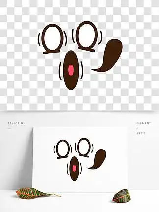 创意白色 i>卡 /i> i>通 /i>圆脸表情包 i>