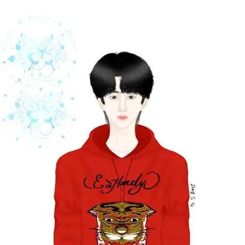 小宋-半身宋亚轩原创作品-触站