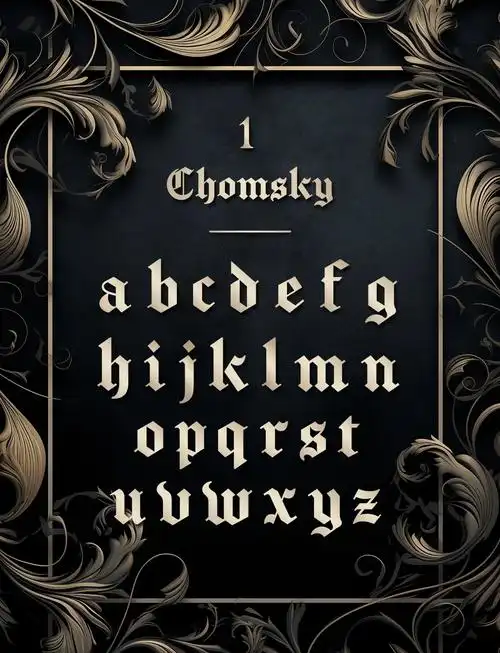 哥特风格英文字体推荐:设计师必备9款字体