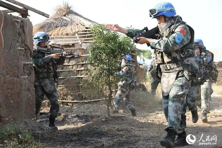 中国第三批赴南苏丹维和步兵营18名官兵获联南苏团司令嘉奖