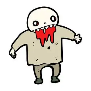 恐怖的怪兽卡通恐怖的怪兽人照片