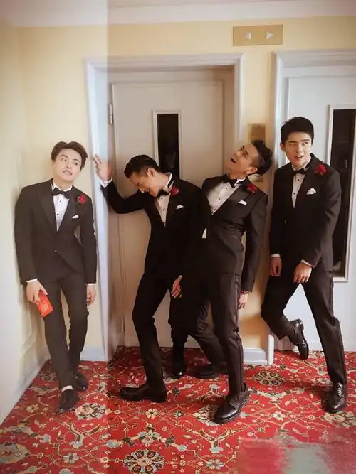 袁弘张歆艺大婚,伴郎团亮了!