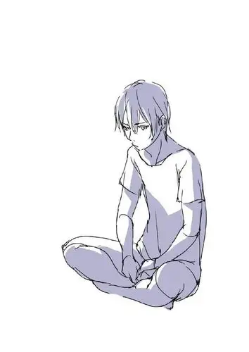 关于人物盘腿坐的一些剖析,人物盘腿坐时的重心和pose需要多加观察哟