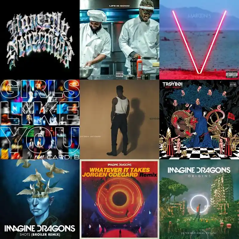 摇滚#欧美 专辑封面做的真的顶 - 抖音