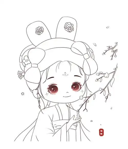 q版头像  #照片转手绘  #头像约稿  #水彩头像  #古風  #古风插画