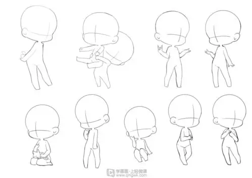 日系厚涂之q版头像的概括与比例