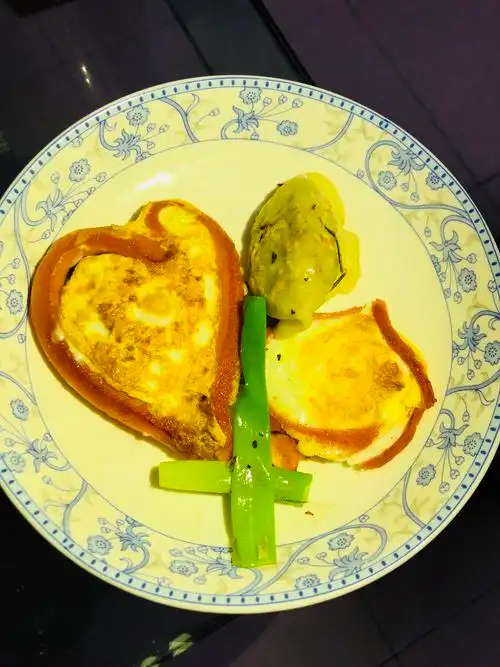 老公做的爱心晚餐