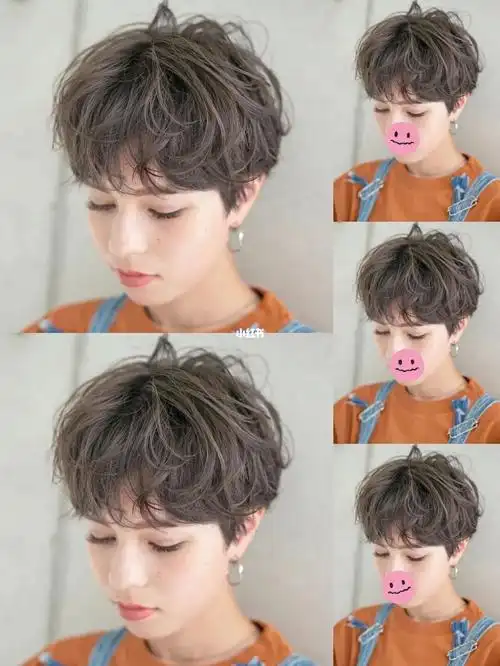 超a短发烫发|元气满满93减龄小酷短发!