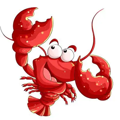 餐饮美食小龙虾宣传展板卡通黄色啤酒节啤酒龙虾元素插画素材海鲜大餐