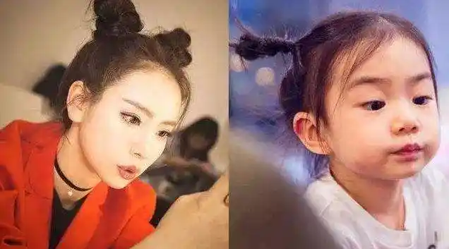 lucky和戚薇像是复制粘贴,而戚薇儿时照片曝光,让人感到震惊!