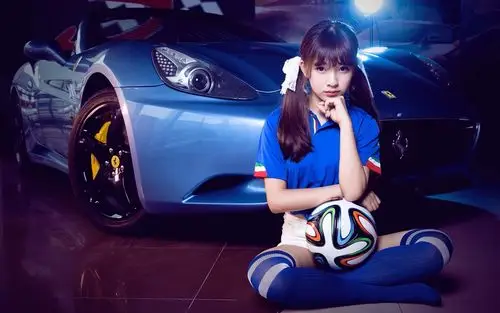 时尚法拉利california美女模特,高清图片,电脑桌面-壁纸族