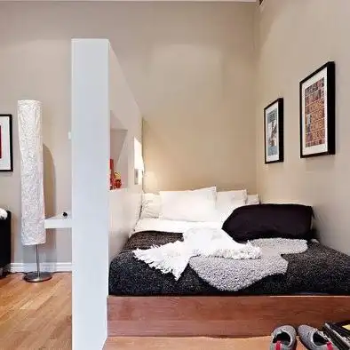 【客厅卧室隔断效果图】 - 设计本