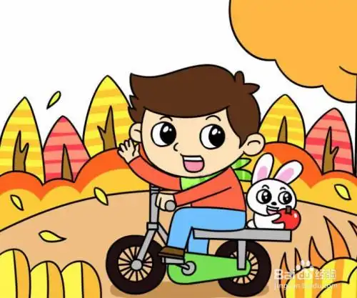 秋游简笔画教程